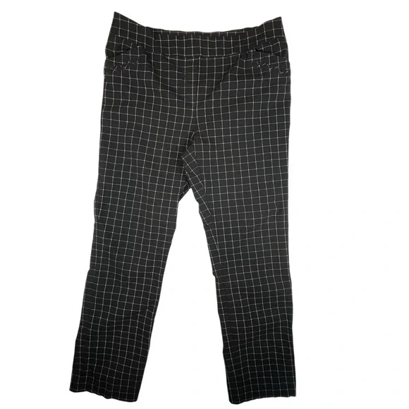 Reitmans Black and White Checkered Pants - Picture 4 of 10